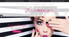 Desktop Screenshot of glamrocknails.com